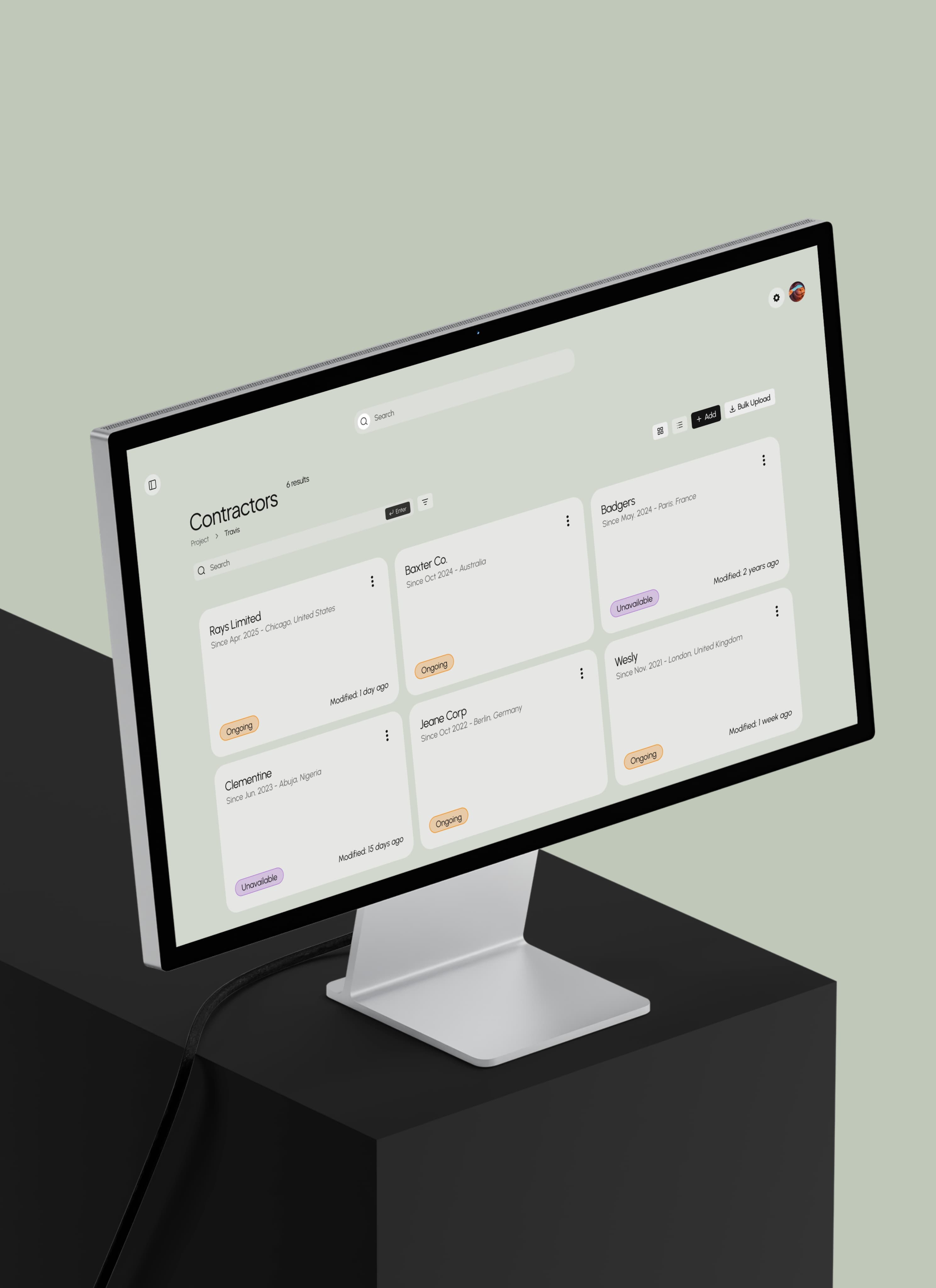 techstar desktop contractors page